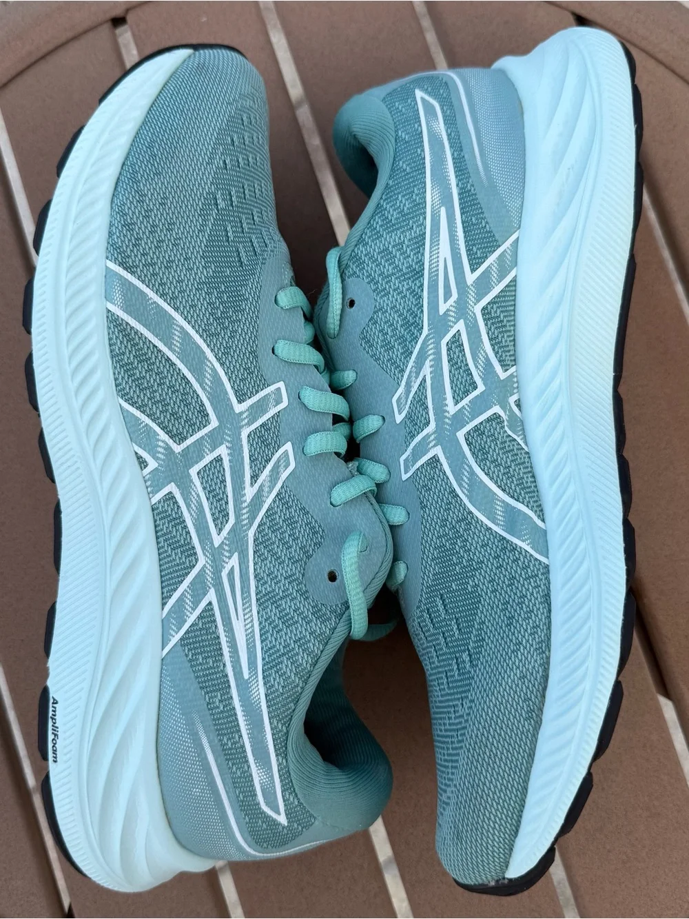 ASICS GEL-Excite 9 Women’s 8.5 Gray Green Teal Running Shoes